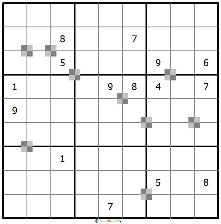 Sudoku pastel bicolor