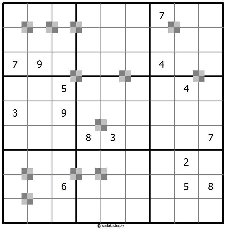Sudoku pastel bicolor