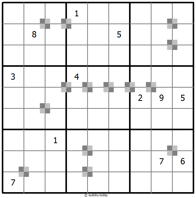 Sudoku pastel bicolor