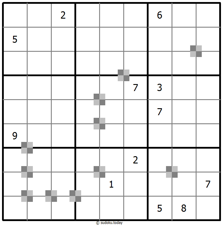 Sudoku pastel bicolor