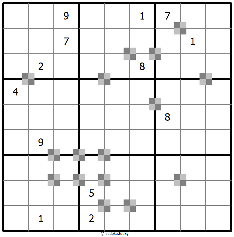 Sudoku pastel bicolor