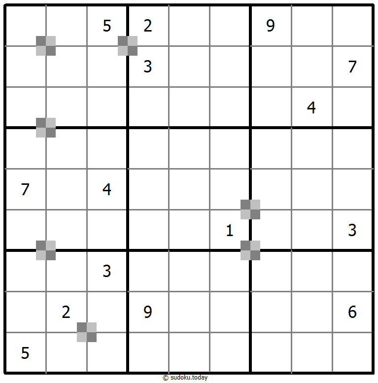 Sudoku pastel bicolor #65227