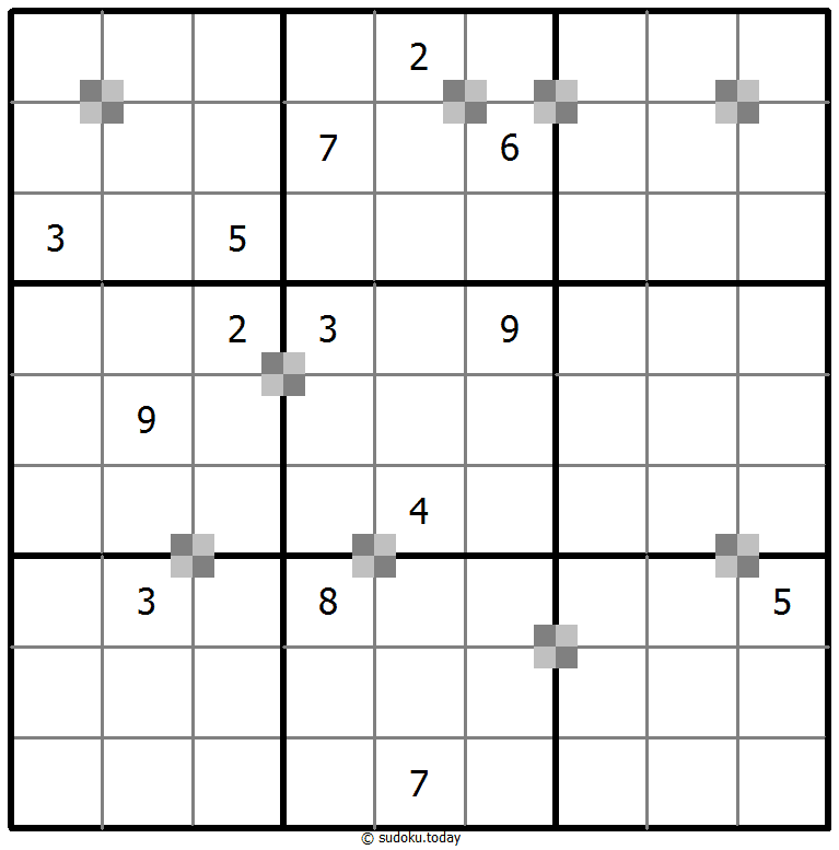 Sudoku pastel bicolor #65236