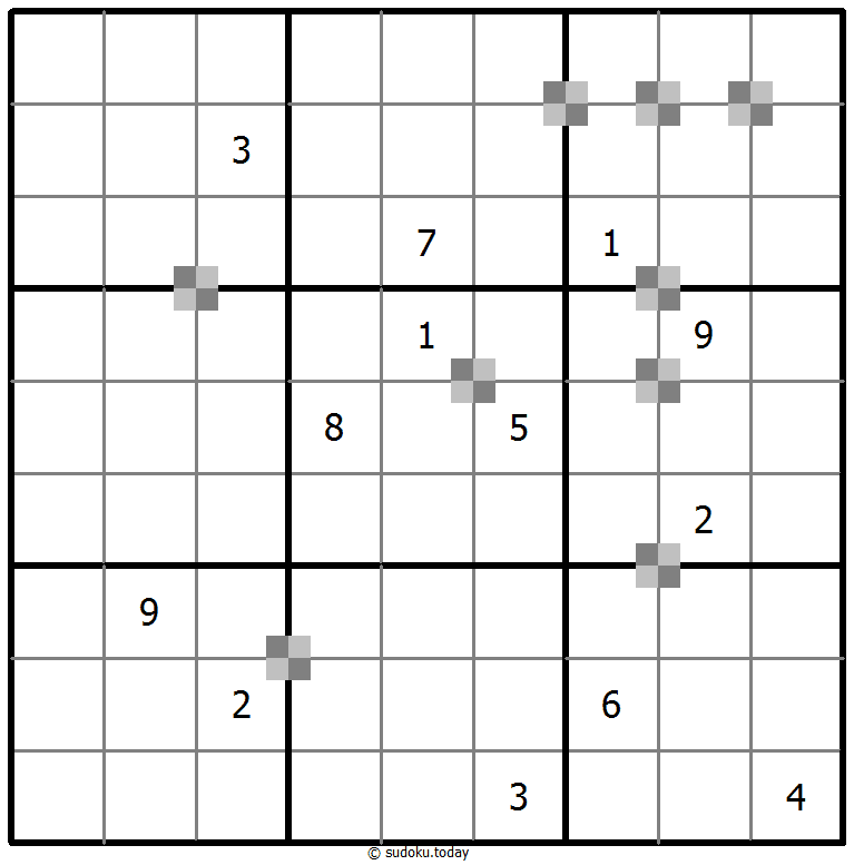 Sudoku pastel bicolor #65242