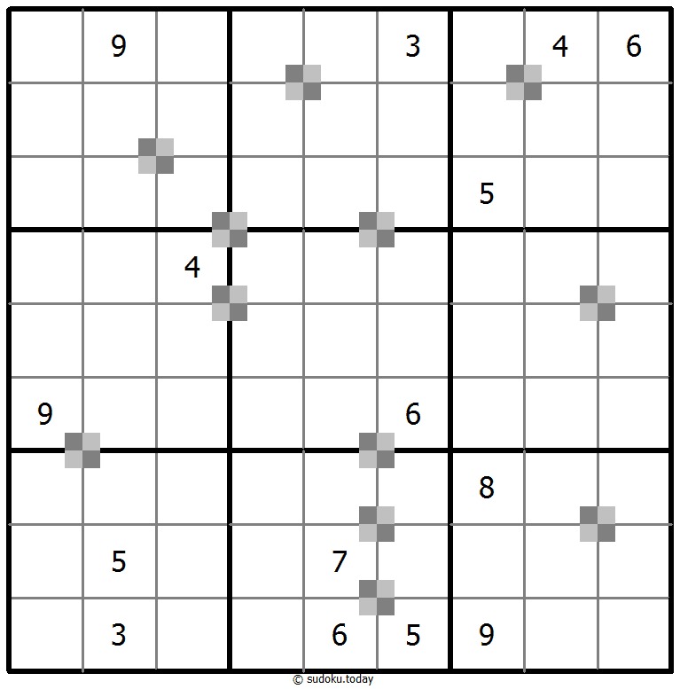 Sudoku pastel bicolor #65258