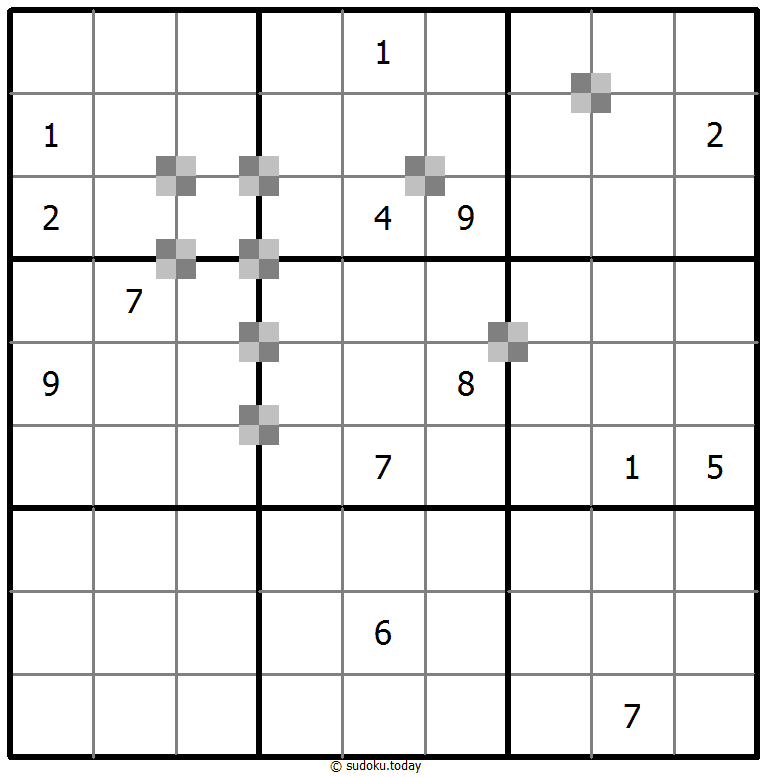 Sudoku pastel bicolor #65259