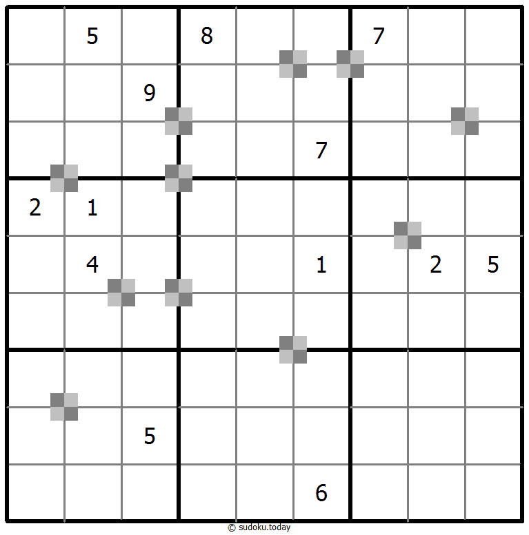 Sudoku pastel bicolor #65264