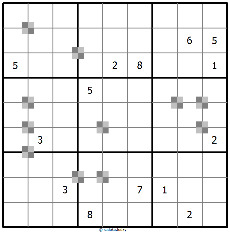Sudoku pastel bicolor #65267