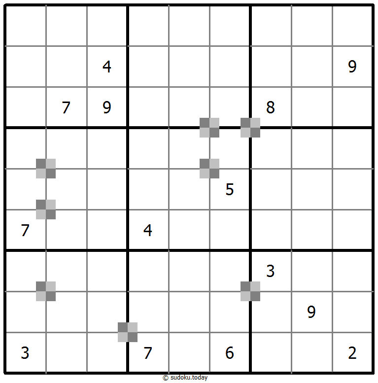 Sudoku pastel bicolor #65268