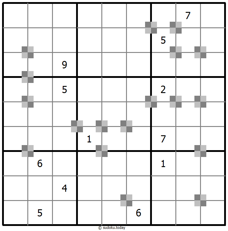 Sudoku pastel bicolor #65271