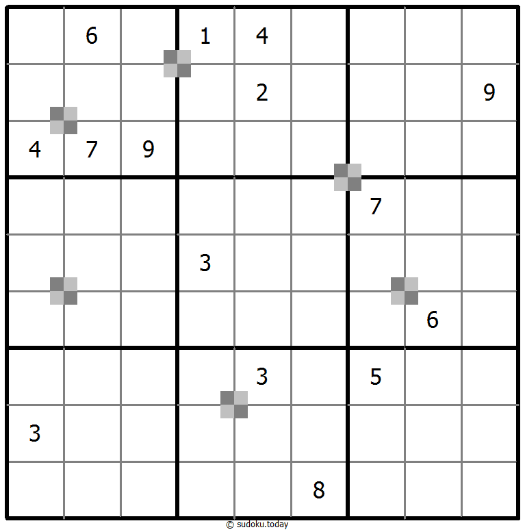 Sudoku pastel bicolor #65276