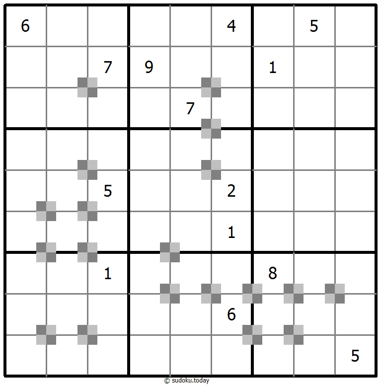 Sudoku pastel bicolor #65277