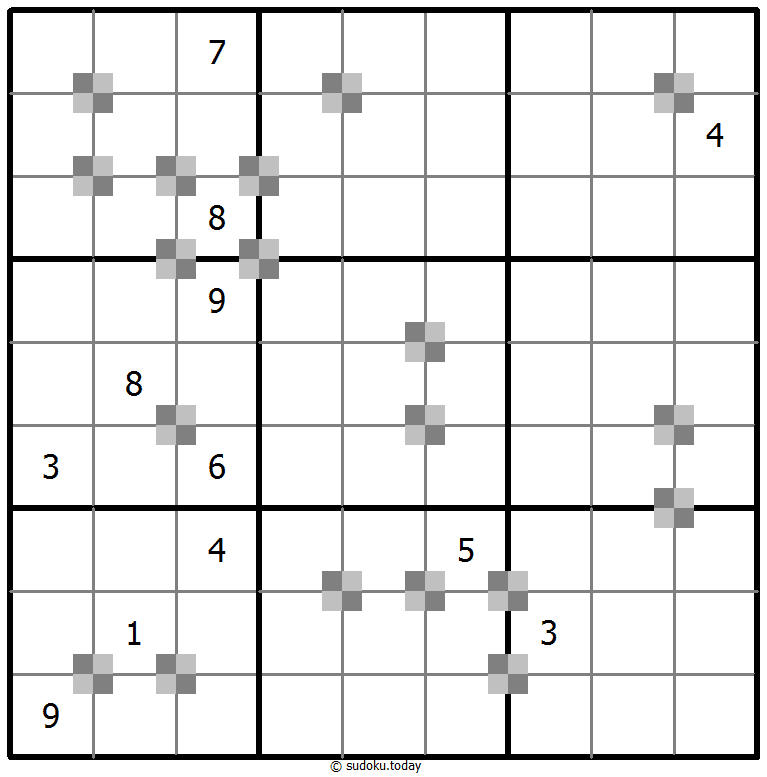 Sudoku pastel bicolor #65280