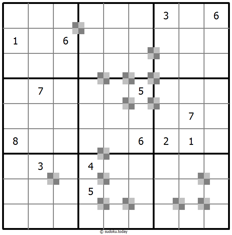 Sudoku pastel bicolor #65287