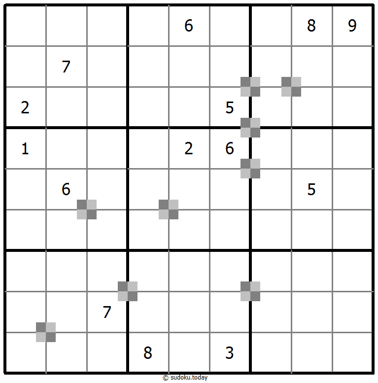 Sudoku pastel bicolor #65288