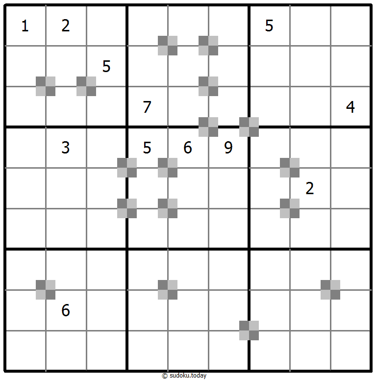 Sudoku pastel bicolor #65290