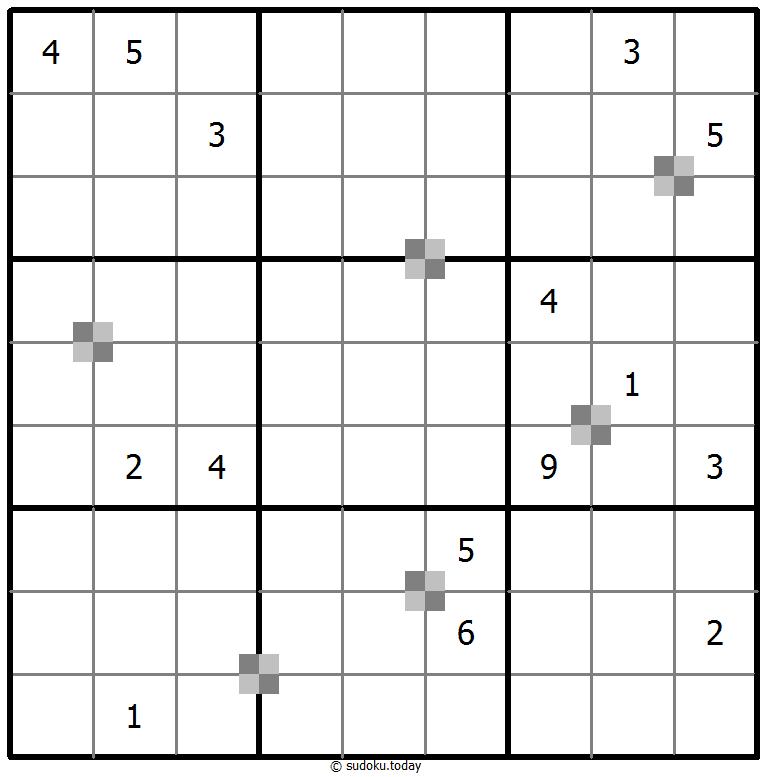 Sudoku pastel bicolor #65291