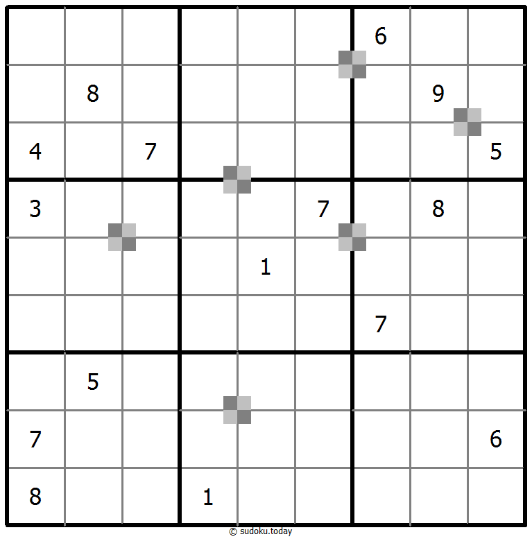 Sudoku pastel bicolor #65298