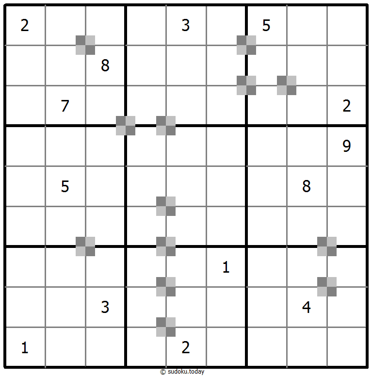 Sudoku pastel bicolor #65305