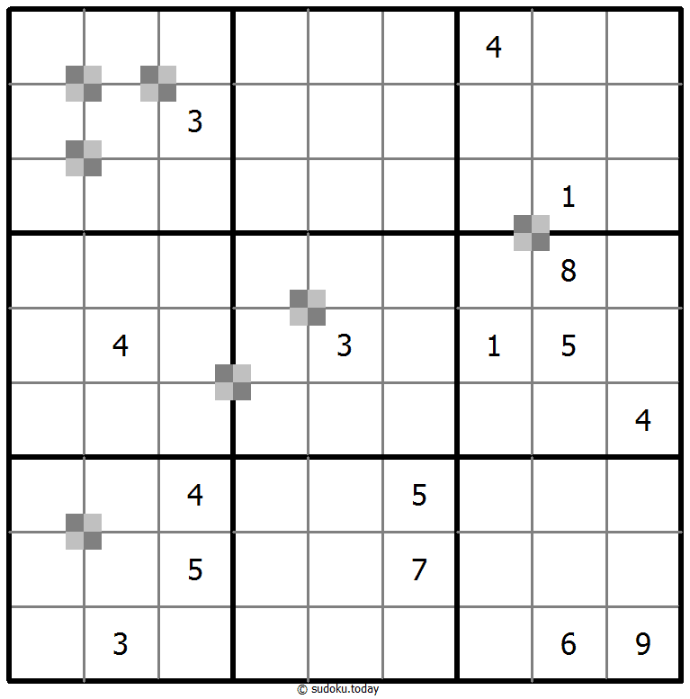 Sudoku pastel bicolor #65311