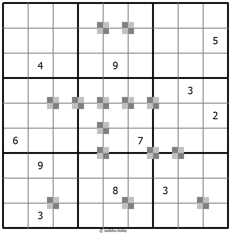 Sudoku pastel bicolor #65315