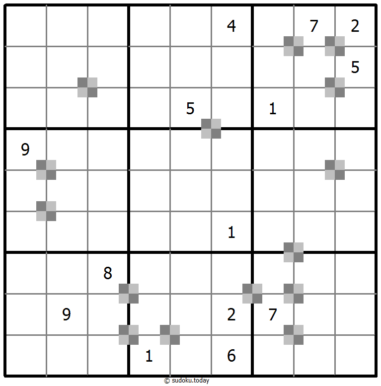 Sudoku pastel bicolor #65318