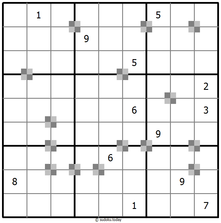Sudoku pastel bicolor #65329