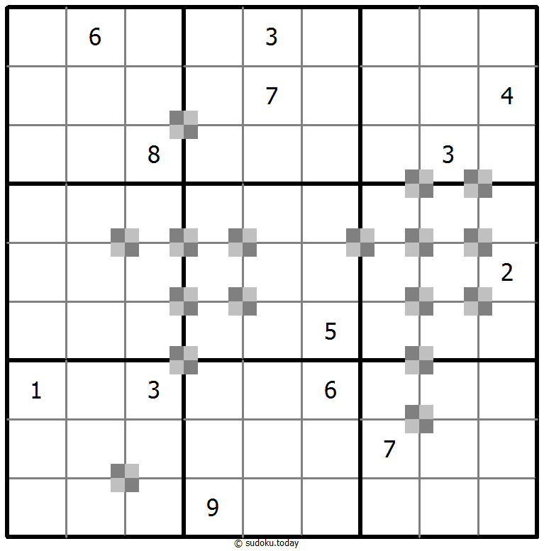 Sudoku pastel bicolor #65358