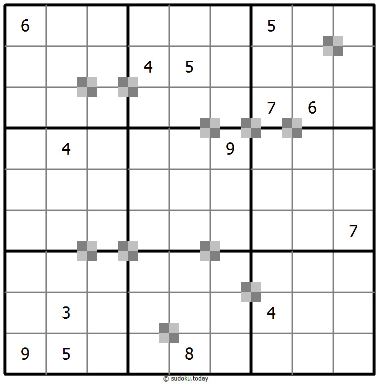 Sudoku pastel bicolor