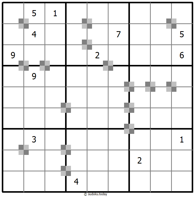 Sudoku pastel bicolor #65369