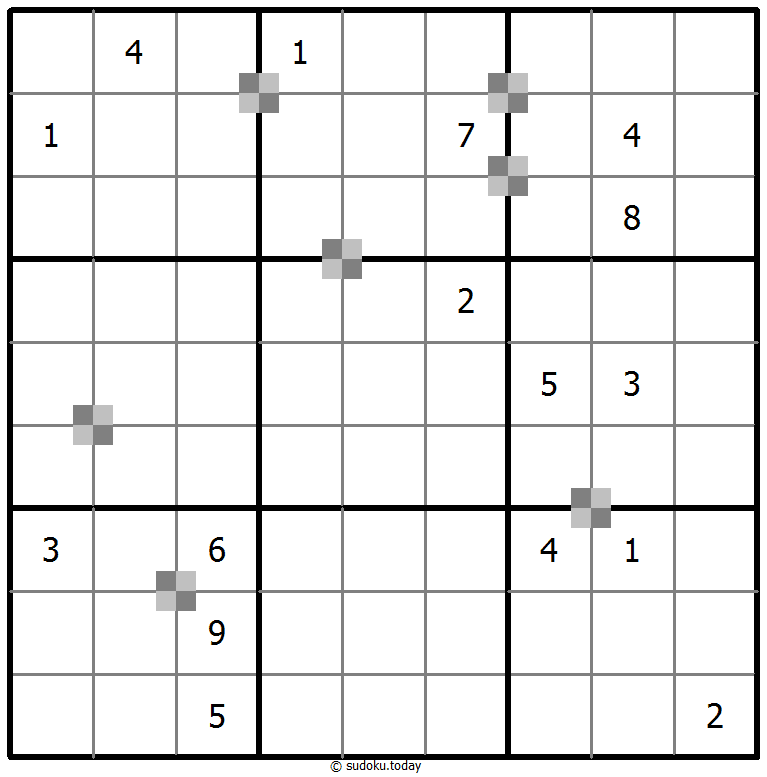 Sudoku pastel bicolor #65370