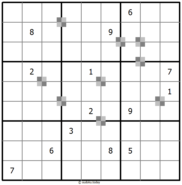 Sudoku pastel bicolor #65371