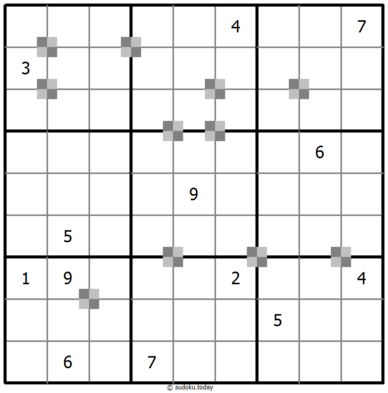 Sudoku pastel bicolor