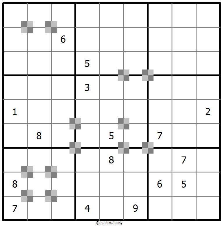 Sudoku pastel bicolor #65391