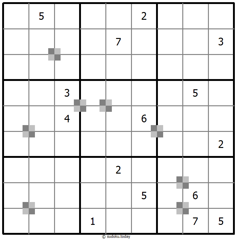 Sudoku pastel bicolor #65392