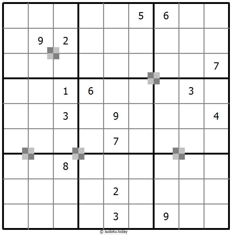 Sudoku pastel bicolor #65397