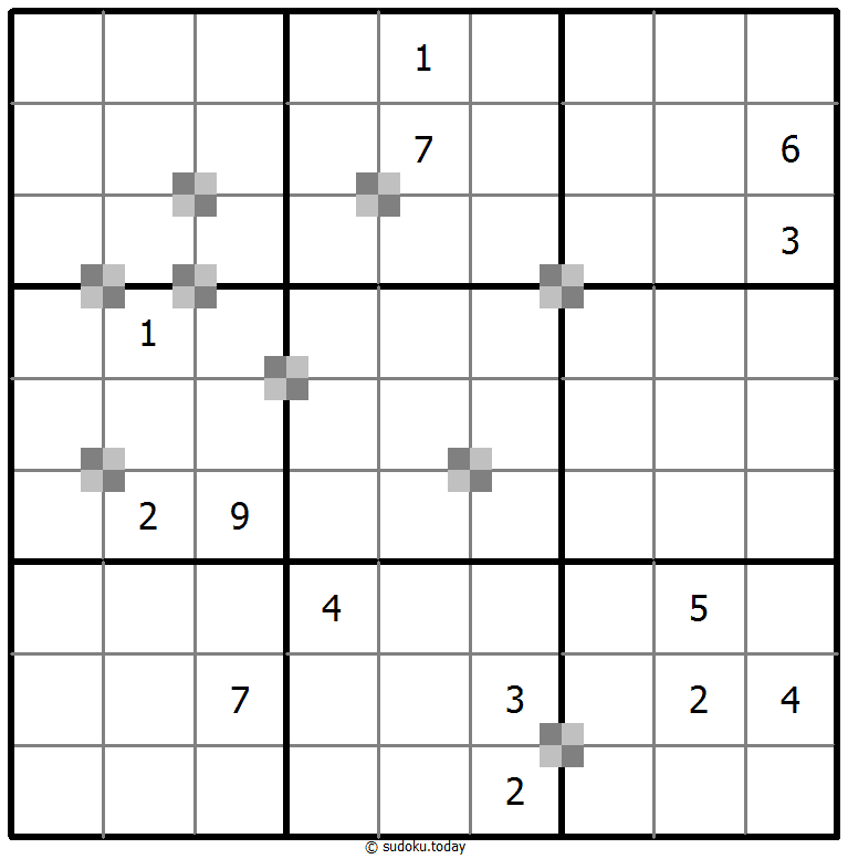 Sudoku pastel bicolor