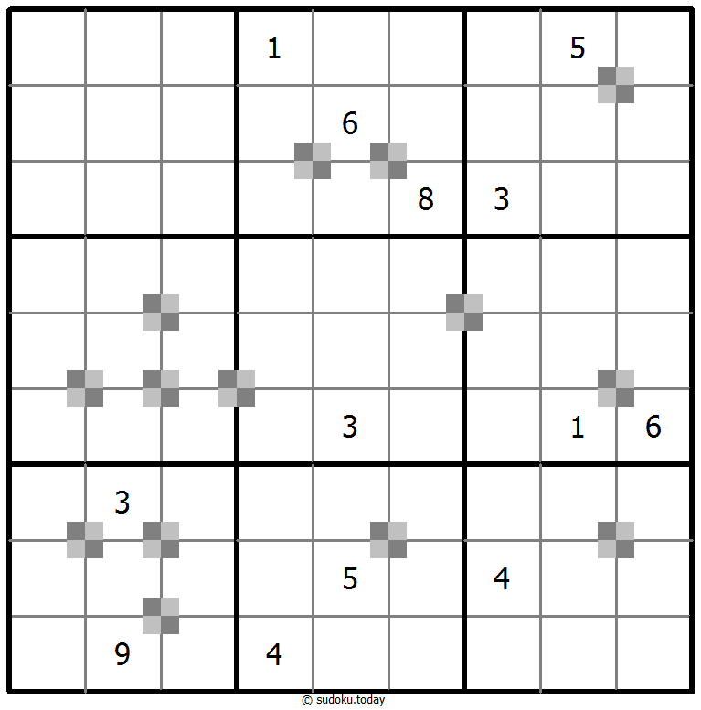 Sudoku pastel bicolor #65412