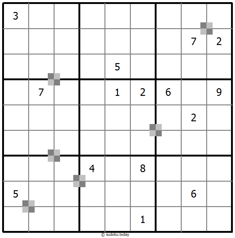 Sudoku pastel bicolor #65426