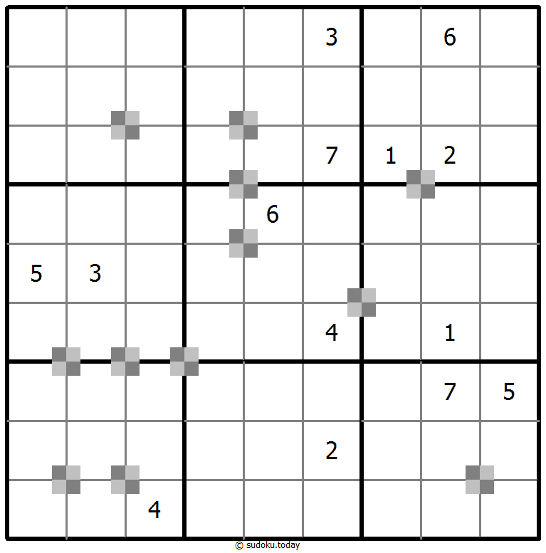 Sudoku pastel bicolor #65445
