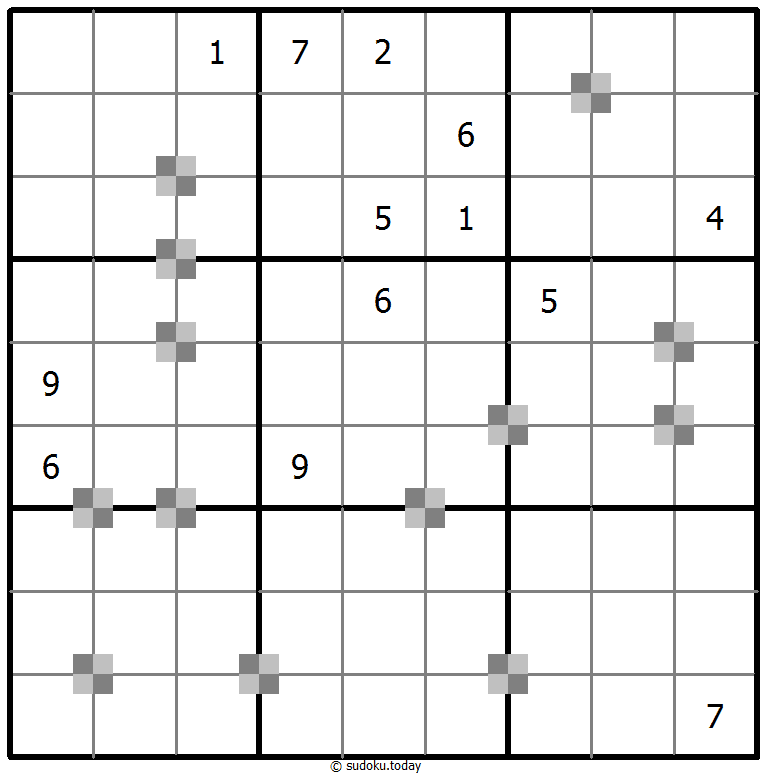 Sudoku pastel bicolor