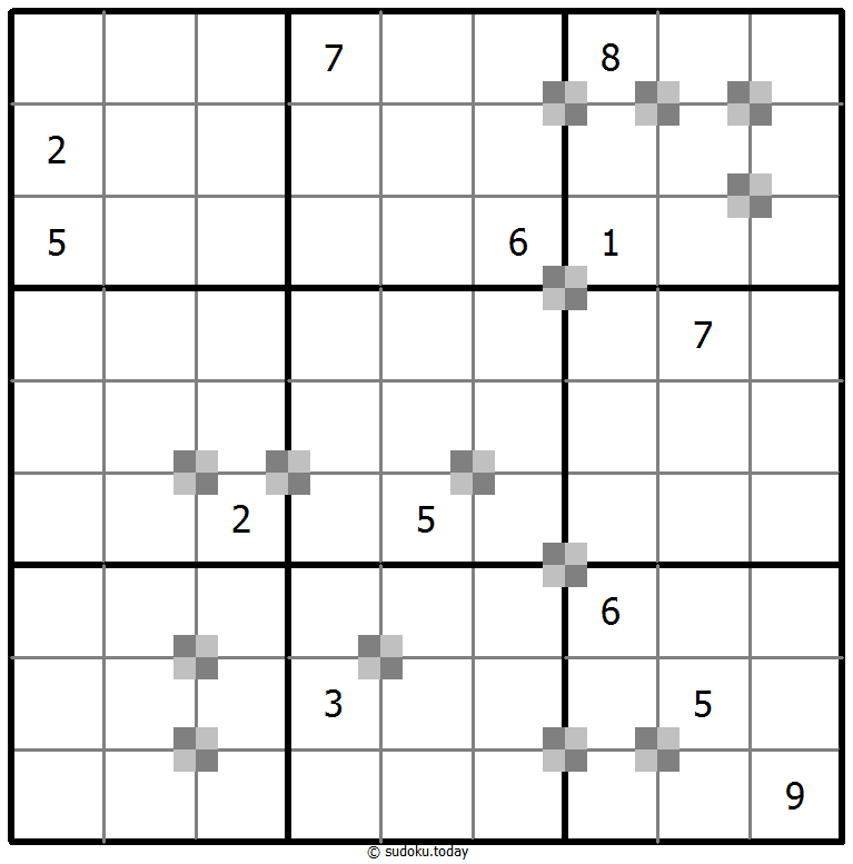 Sudoku pastel bicolor #65449