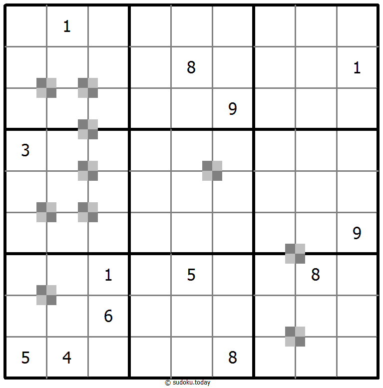 Sudoku pastel bicolor #65460