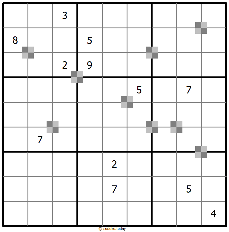Sudoku pastel bicolor