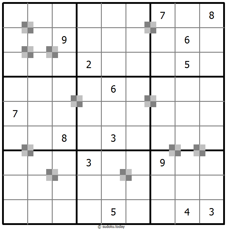 Sudoku pastel bicolor #65466