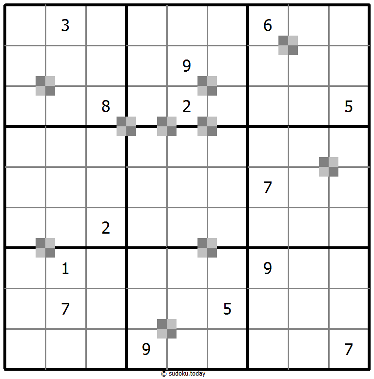 Sudoku pastel bicolor #65471