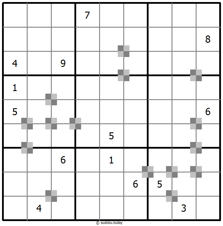 Sudoku pastel bicolor