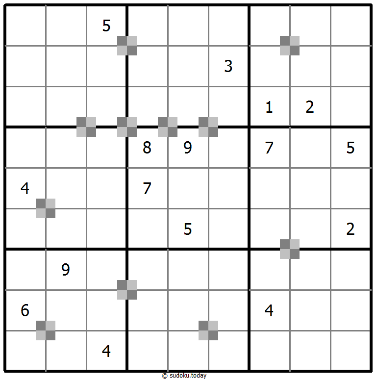 Sudoku pastel bicolor #65480