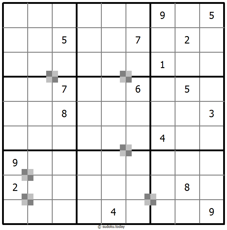 Sudoku pastel bicolor #65481