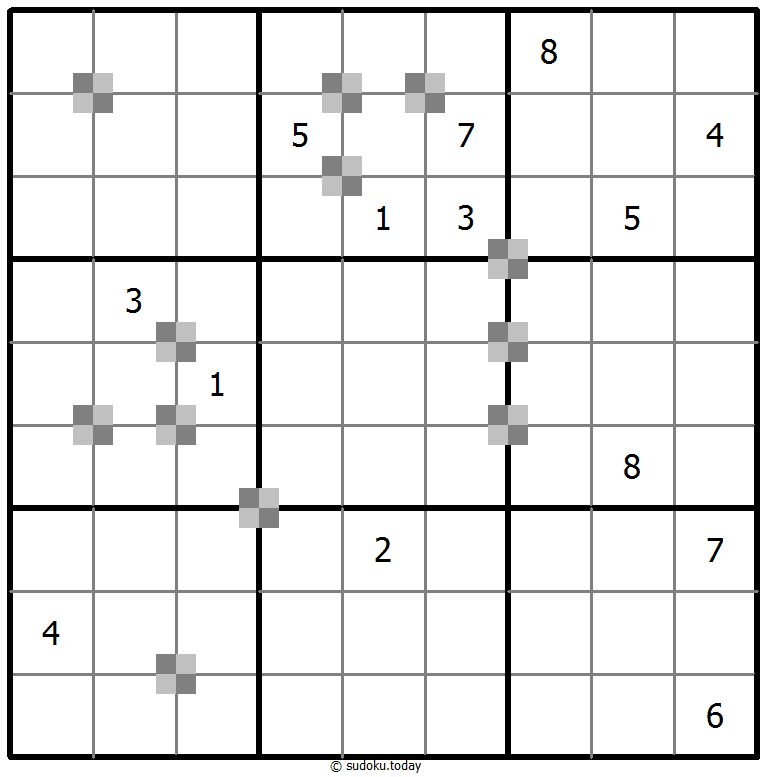 Sudoku pastel bicolor